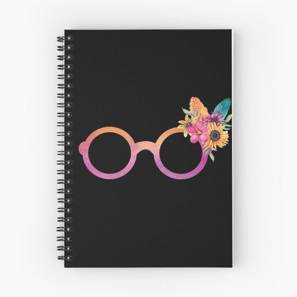 Item preview, Round Eyeglasses With A Flower And Feather Bouquet designed and sold by Primroaddesigns.
