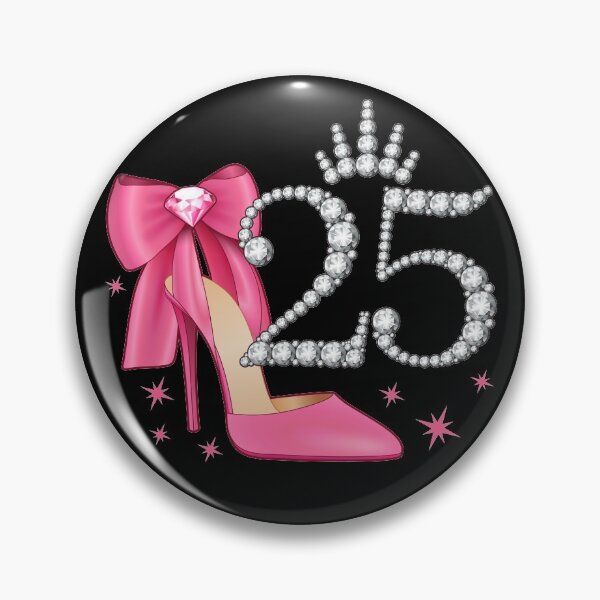 Item preview, 25th Birthday. 25 years old girls, ladies designed and sold by iclipart.