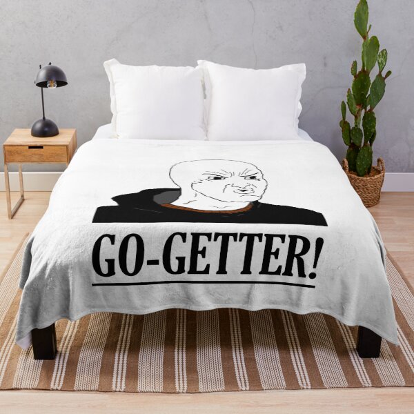 Item preview, ''GO-GETTER'' Wojak Meme designed and sold by MahTees.