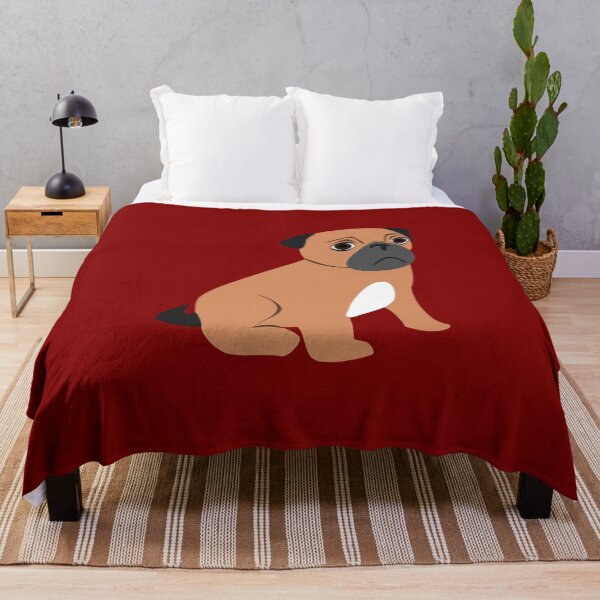 Item preview, Cartoon Of A Brown Pug designed and sold by WoldsLincs.