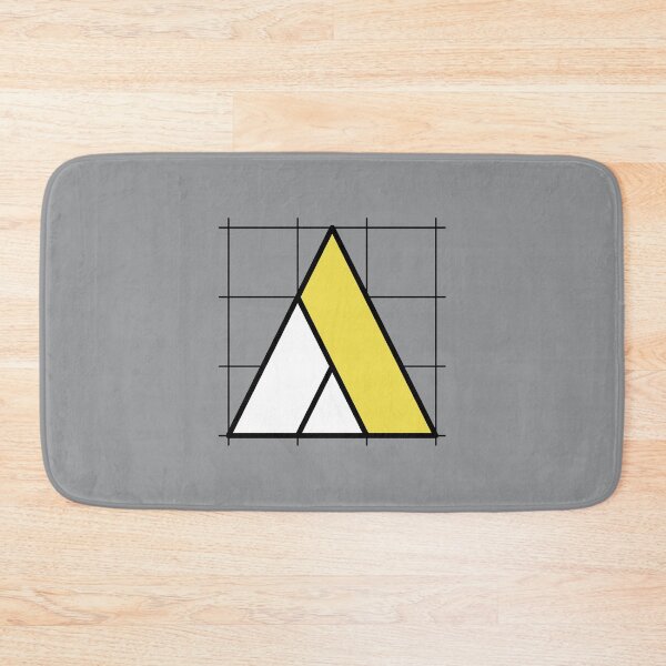 Item preview, A // Perfectionist Alphabet (Pantone Ultimate Gray + Illuminating) designed and sold by fumauk.