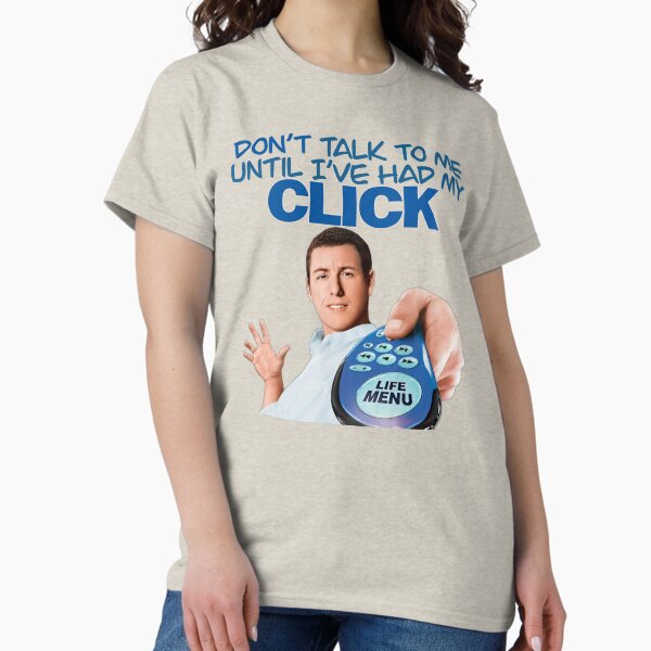 Vista previa del artículo con la obra «Sassy Click (Adam Sandler, 2006) mantra de los fans», diseñado y vendido por Click Thoughts.