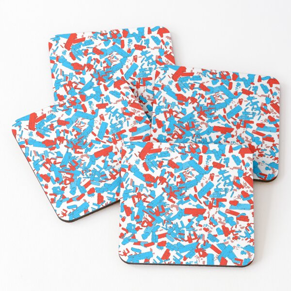 Item preview, Comic book explosion - red blue designed and sold by Thecolorschemer.