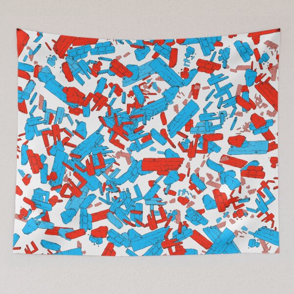 Item preview, Comic book explosion - red blue designed and sold by Thecolorschemer.