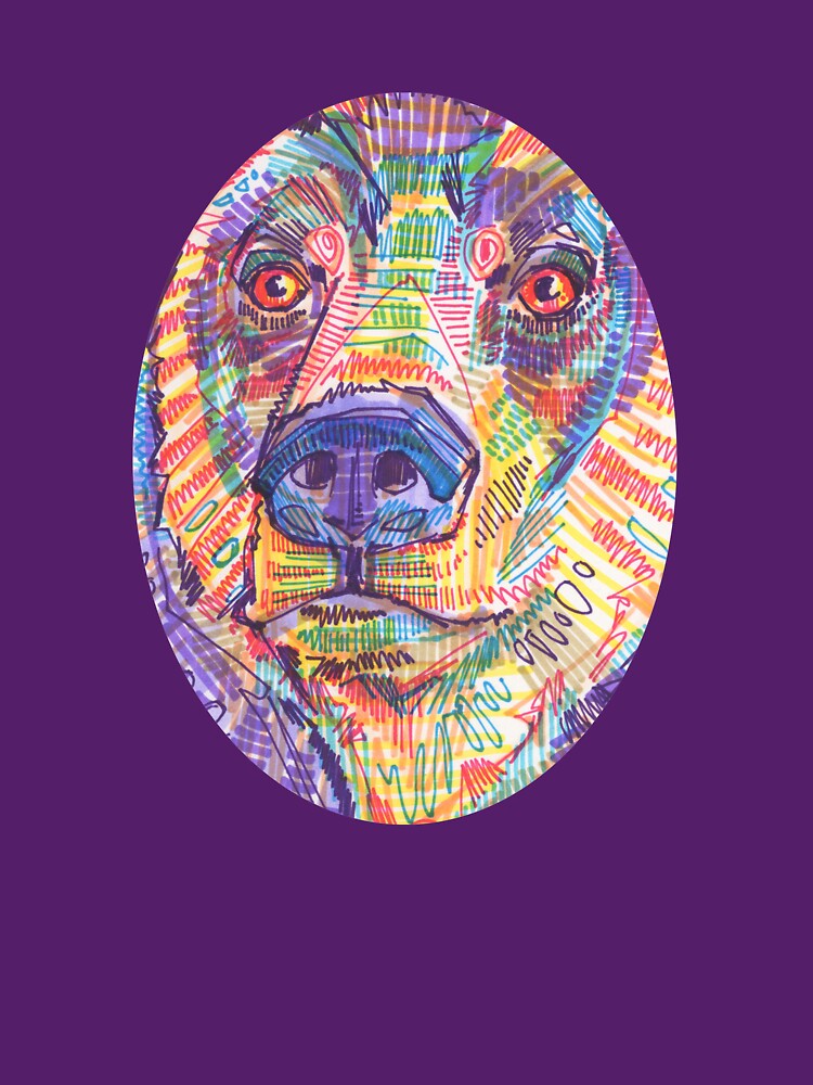 Bear Drawing - 2015 by gwennpaints