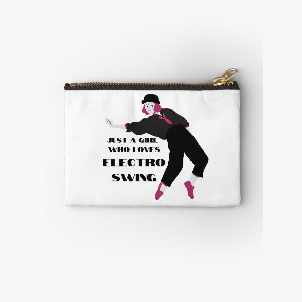 Item preview, Electro Swing Dance Girl Black designed and sold by TipToppity.