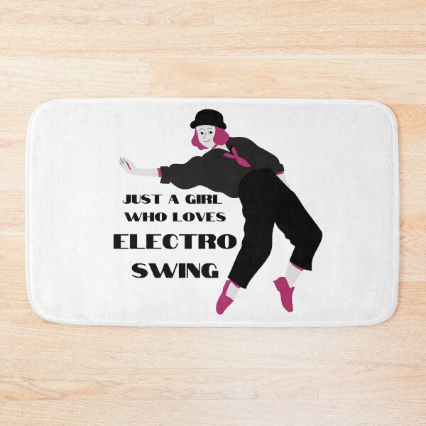 Item preview, Electro Swing Dance Girl Black designed and sold by TipToppity.