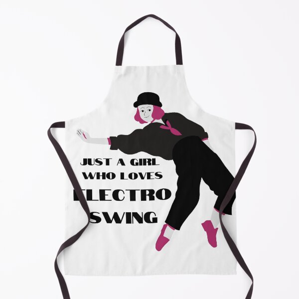 Item preview, Electro Swing Dance Girl Black designed and sold by TipToppity.