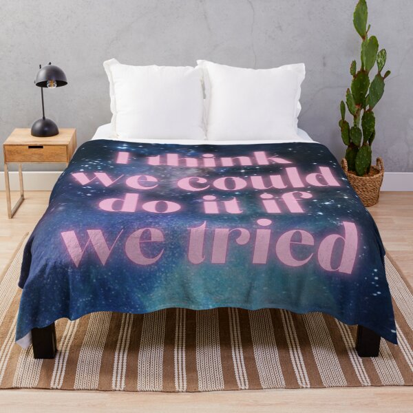 Item preview, I think we could do it if we tried - space glow aesthetic quote designed and sold by WanderAesthetic.