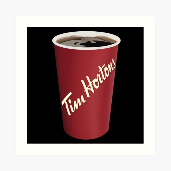 Tim Horton S Cup Art Print By Liquidpaperz Redbubble