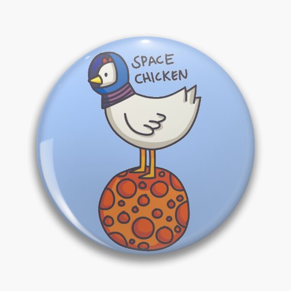 Item preview, space chicken designed and sold by Greater arts.