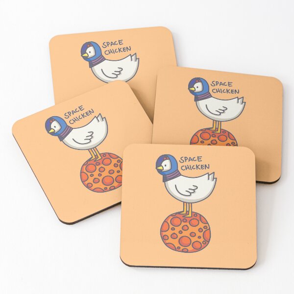 Item preview, space chicken designed and sold by Greater arts.