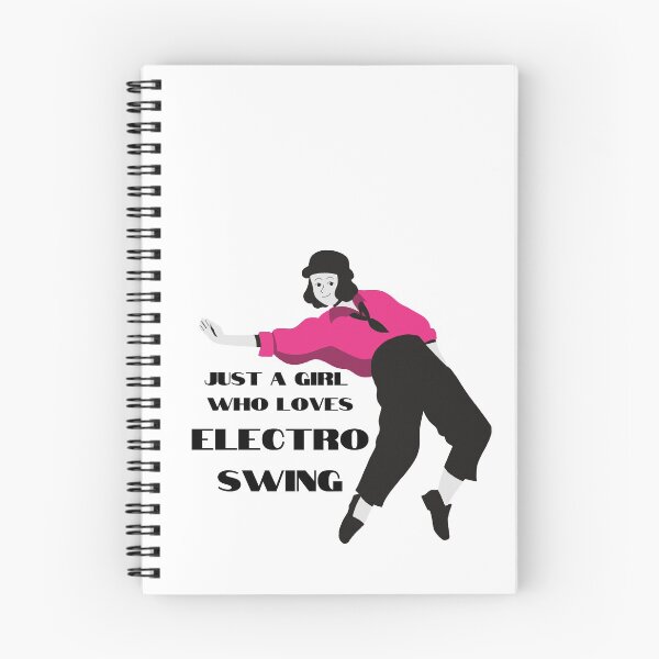 Item preview, Electro Swing Dance Girl Pink designed and sold by TipToppity.