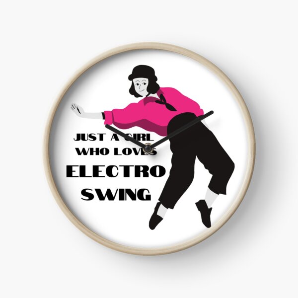 Item preview, Electro Swing Dance Girl Pink designed and sold by TipToppity.