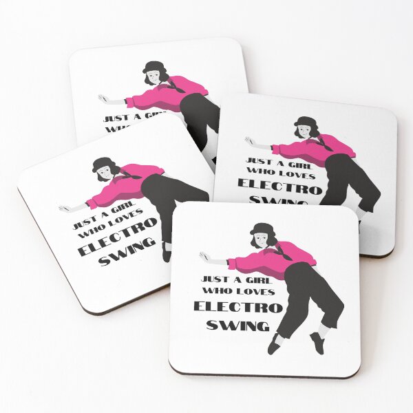 Item preview, Electro Swing Dance Girl Pink designed and sold by TipToppity.