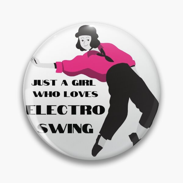Item preview, Electro Swing Dance Girl Pink designed and sold by TipToppity.