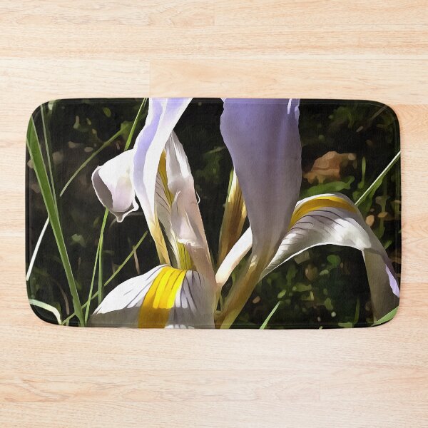 Item preview, Algerian Iris Hyperrealistic Wildflower Painting designed and sold by taiche.