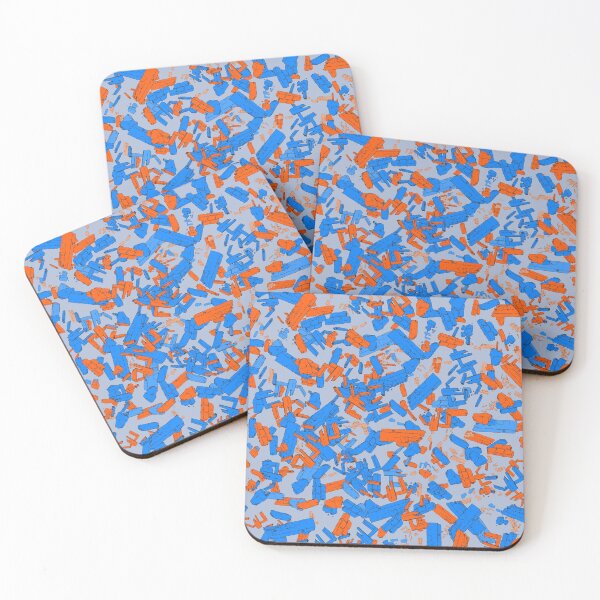 Item preview, Comic book explosion - orange blue grey designed and sold by Thecolorschemer.