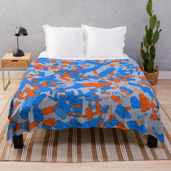 Item preview, Comic book explosion - orange blue grey designed and sold by Thecolorschemer.