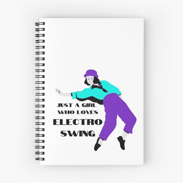 Item preview, Electro Swing Dance Girl Purple designed and sold by TipToppity.