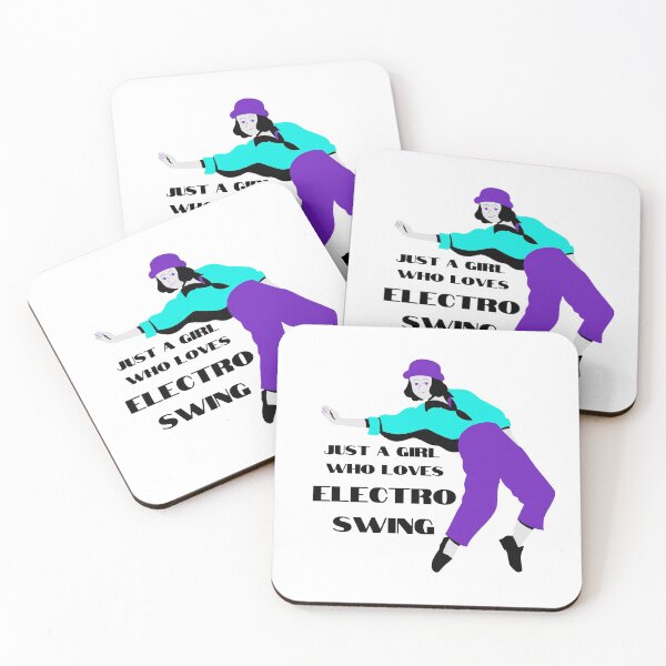 Item preview, Electro Swing Dance Girl Purple designed and sold by TipToppity.