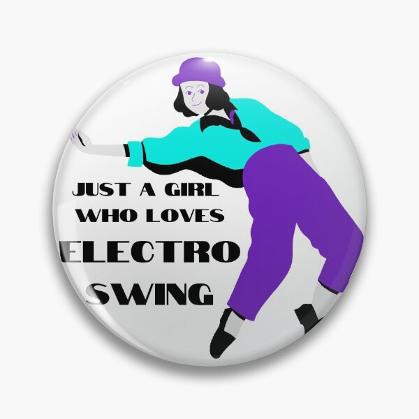 Item preview, Electro Swing Dance Girl Purple designed and sold by TipToppity.