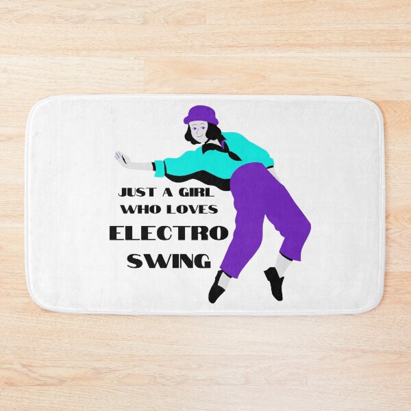 Item preview, Electro Swing Dance Girl Purple designed and sold by TipToppity.
