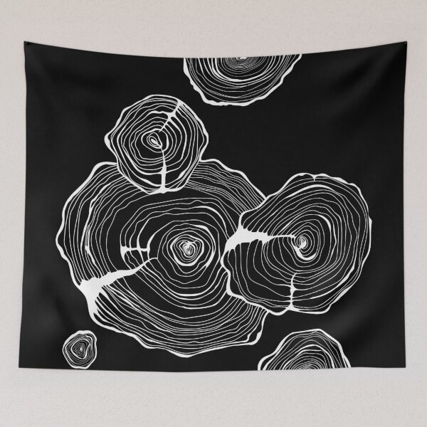 Item preview, Tree stumps white art designed and sold by AznavourByKarin.
