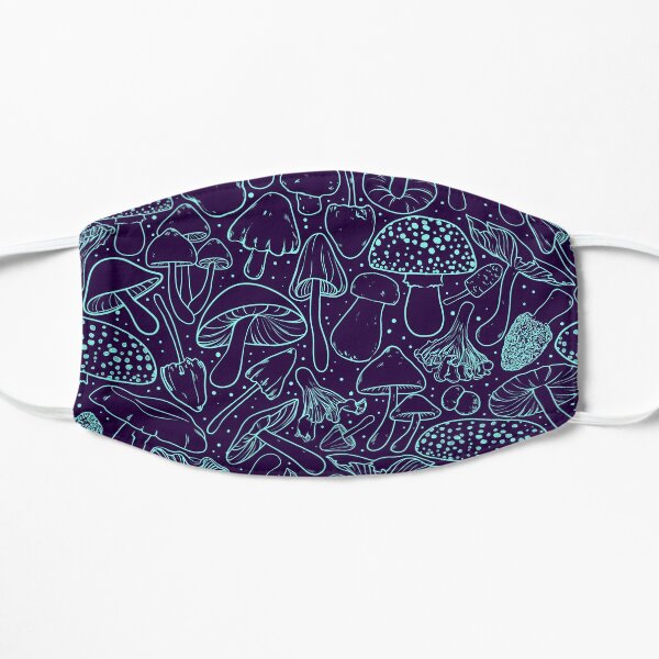 All The Mushrooms Flat Mask
