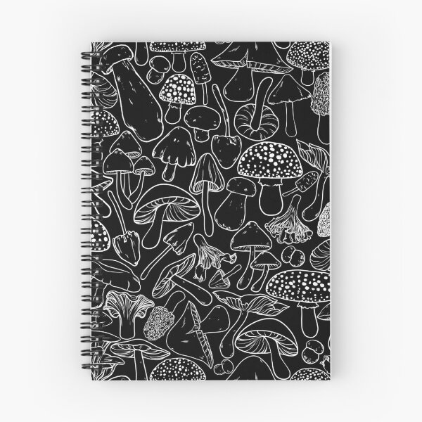 Item preview,  All The Mushrooms on Black designed and sold by Paisley Yazel.