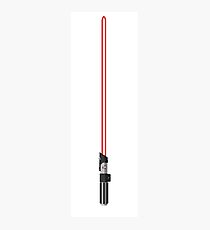 Darth Vader Lightsaber Photographic Print