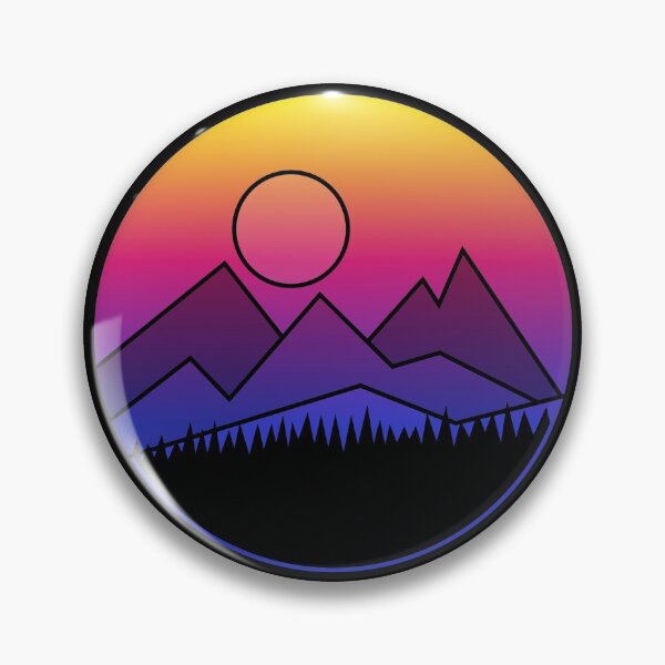 Item preview, Minimalist Modern Mountains designed and sold by BoredGames.