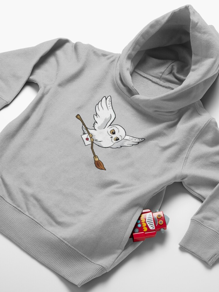 Alternate view of magical owl Toddler Pullover Hoodie