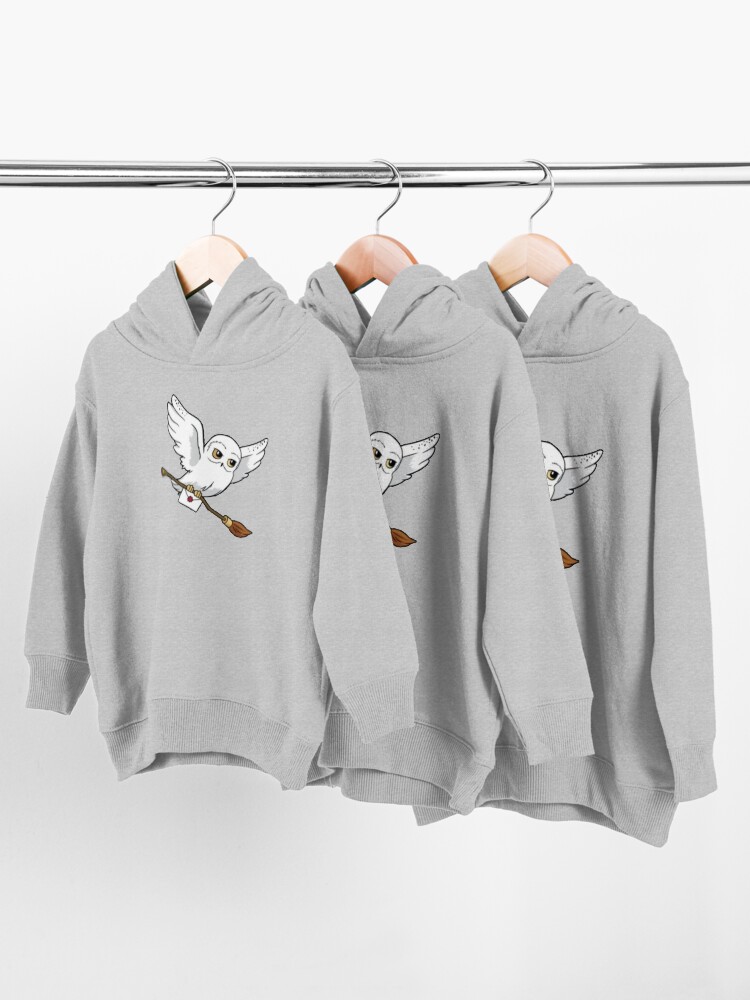 Alternate view of magical owl Toddler Pullover Hoodie