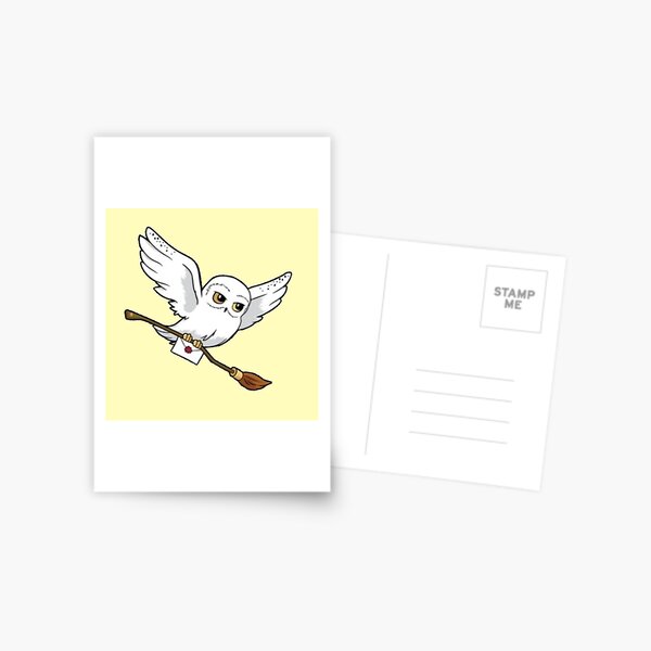 hibou magique Carte postale