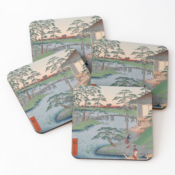Item preview, Mokuboji Temple Vintage Ukiyo-e Japanese Art designed and sold by VintageArchive.
