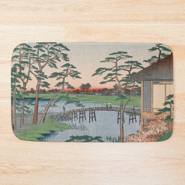 Item preview, Mokuboji Temple Vintage Ukiyo-e Japanese Art designed and sold by VintageArchive.