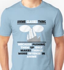 Camiseta unisex The Anime Glasses Thing