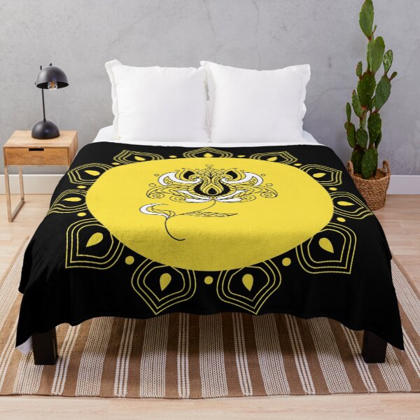 Item preview, Gold Sun and Flower Mandala Scrubs designed and sold by GoldfishEast.