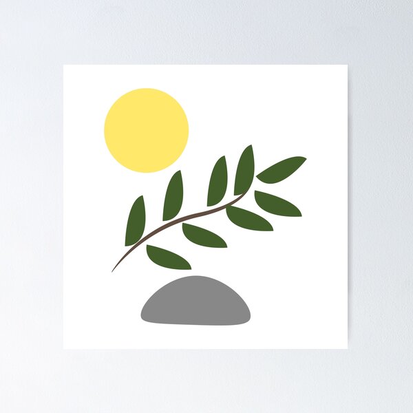 Item preview, Minimal nature art designed and sold by vocej.