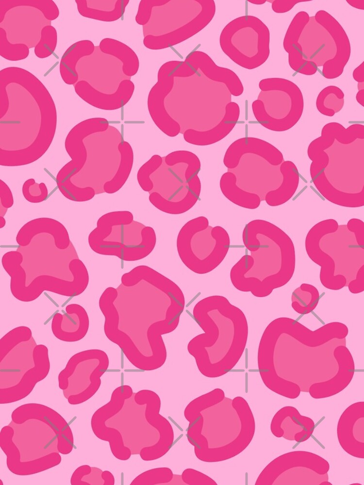 Thumbnail 4 of 4, iPhone Case, Pink Abstract Leopard Animal Print Pattern Design designed and sold by patternsoup.