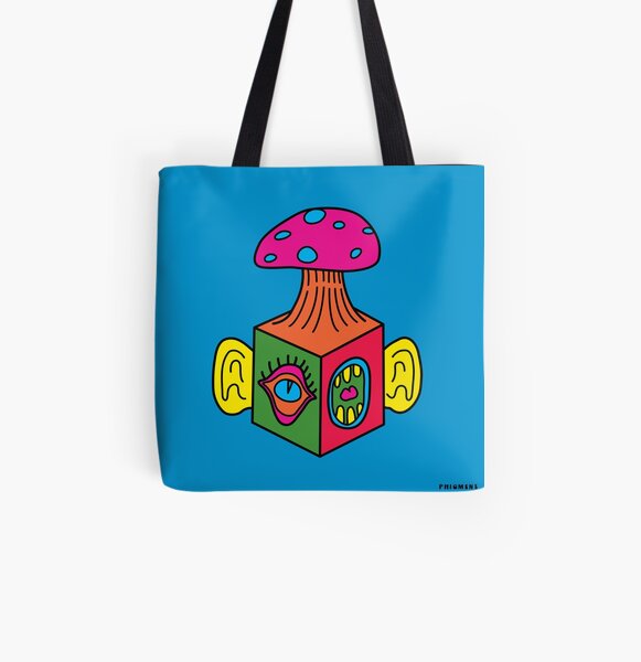 Mind Block All Over Print Tote Bag