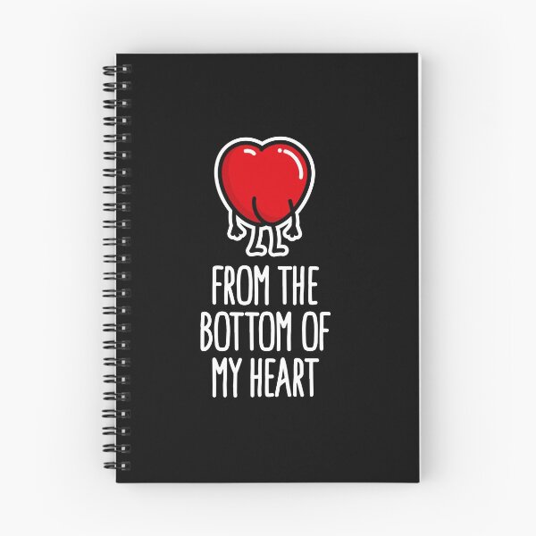 Item preview, I love you From the bottom of my heart funny pun designed and sold by LaundryFactory.