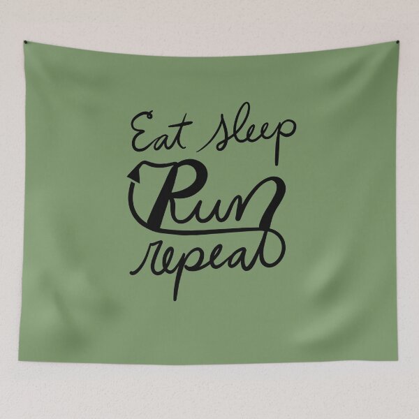 Artikelvorschau, Eat Sleep RUN Repeat entworfen und verkauft von FrictionMaxxing.