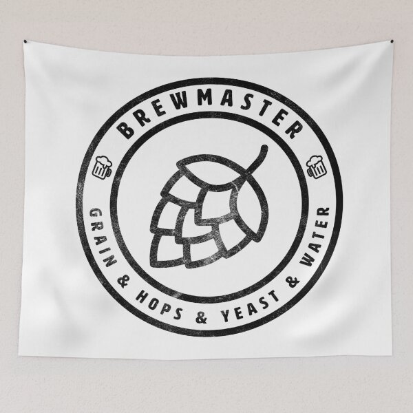 Item preview, BREWMASTER | GRAIN & HOPS & YEAST & WATER (DISTRESSED) designed and sold by axelle1410.