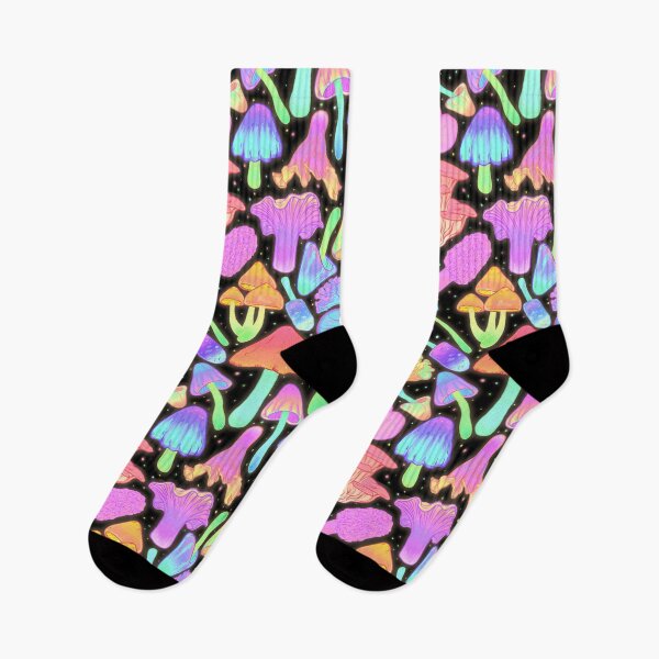 Item preview, Spooky Mushroom Hunt Neon designed and sold by Paisley Yazel.