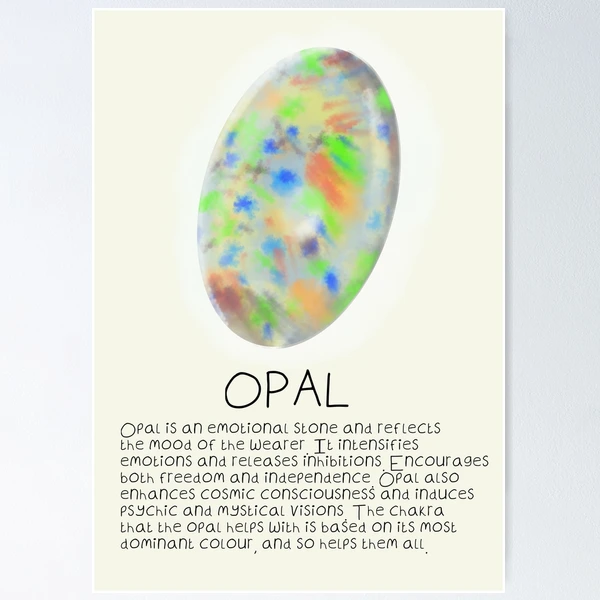 Opal Crystal October Birthstone