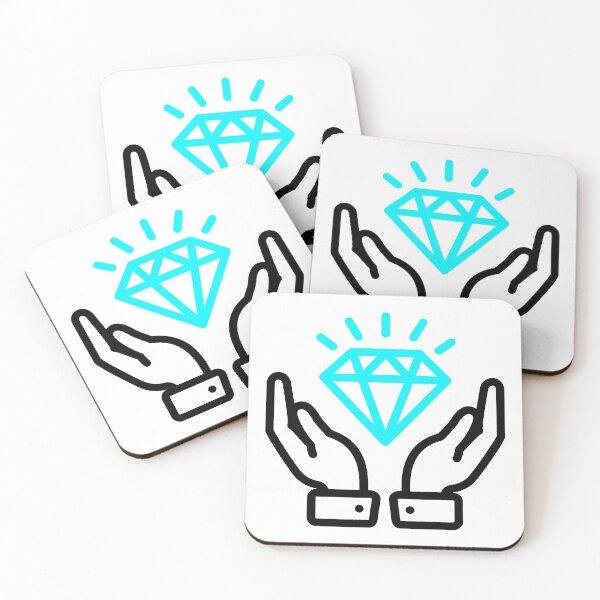 Item preview, Minimalist Diamond Hands - Diamond and Black Edition *HIGH QUALITY* designed and sold by Alex3214.