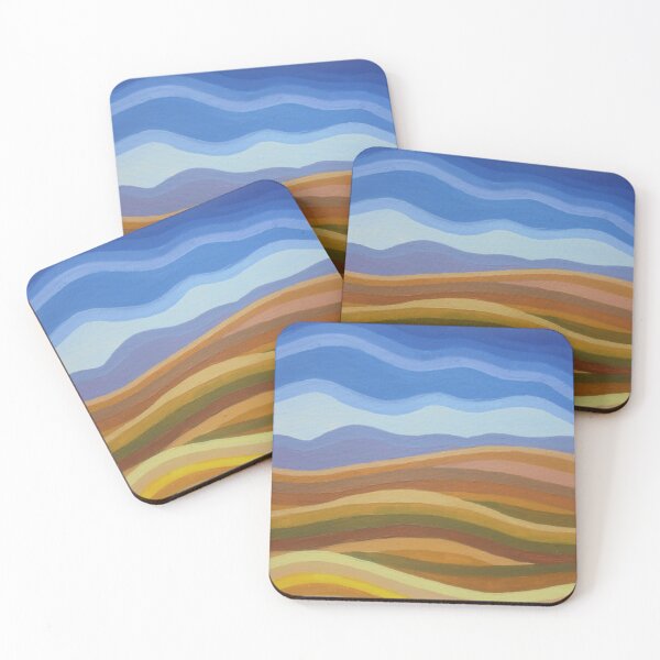 Item preview, Abstract landscape with hills designed and sold by NinaJayasinghe.