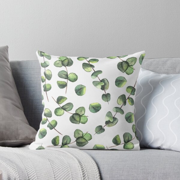 Item preview, Watercolor pattern with eucalyptus sprigs designed and sold by Anna  Yudina.